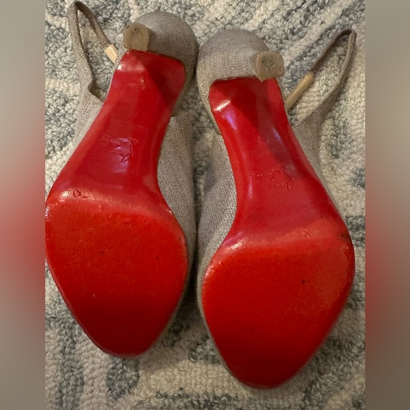 Christian Louboutin Sling Back Heels - Picture 2 of 5